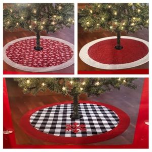 NWT Quality Heavy Holiday Special Christmas Tree Skirts